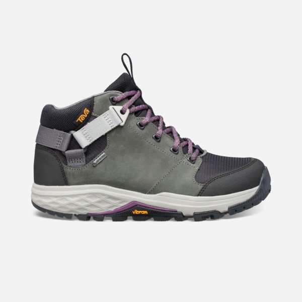 Hungary Teva Grandview Gore-Tex - Női Túracipő Sötét Olivazöld / Sötét Szürke - 503-PALKR